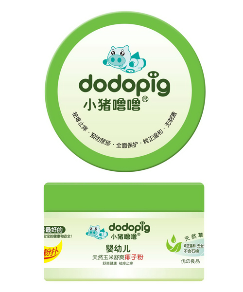 小豬嚕嚕嬰幼兒天然玉米舒爽痱子粉140g