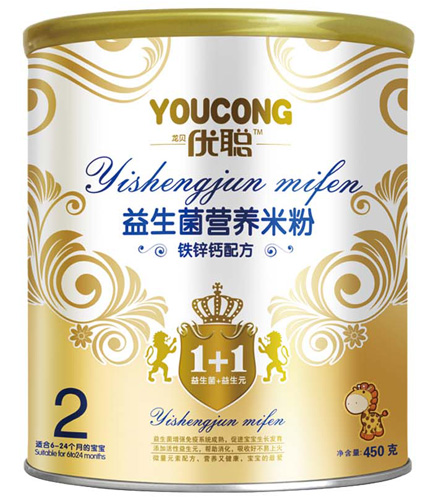 優聰鐵鋅鈣益生菌米粉