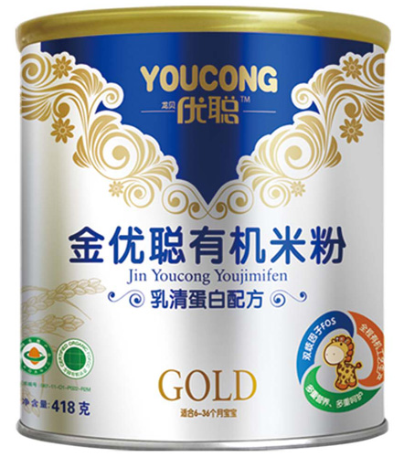 優聰乳清蛋白有機米粉