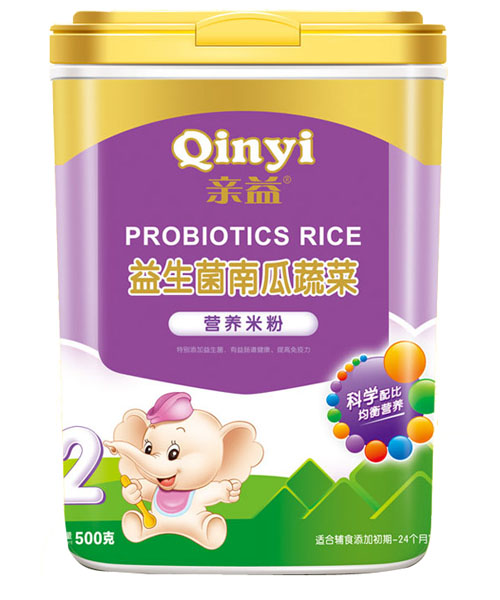 親益益生菌南瓜蔬菜營養米粉2段