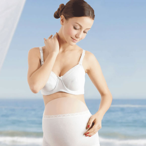 繆尚孕婦白色內衣