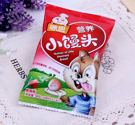 咪恩營養小饅頭草莓味袋裝