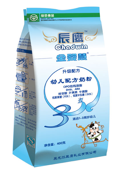 金嬰慧幼兒配方奶粉400g3段袋裝