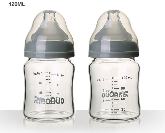 阿爾蘭哆AD303寬口徑玻璃奶瓶