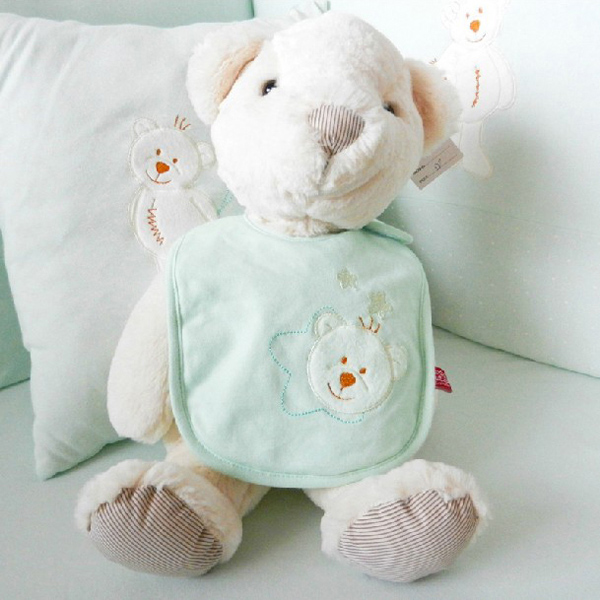 喜樂(lè)寶淺綠圍兜