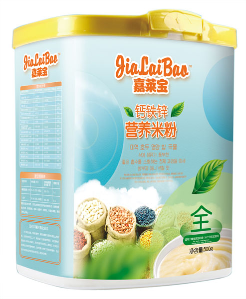 嘉萊寶鈣鐵鋅營養米粉