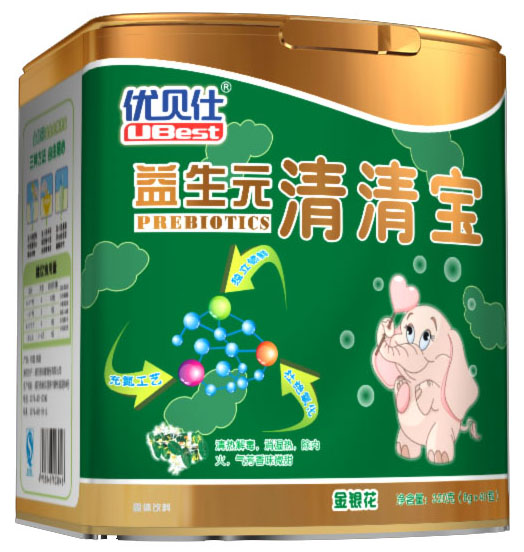 優貝仕金銀花益生元清清寶