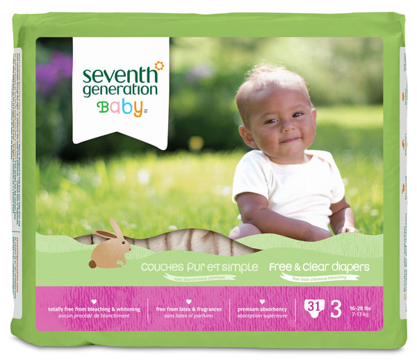 七世代嬰兒尿不濕3階段31片