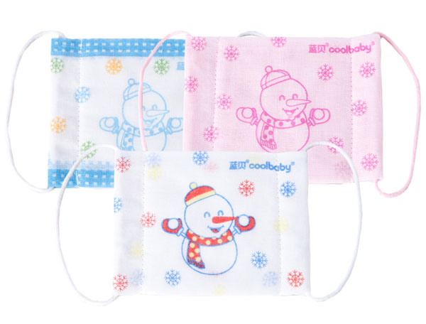 藍貝coolbaby嬰童棉紗口罩