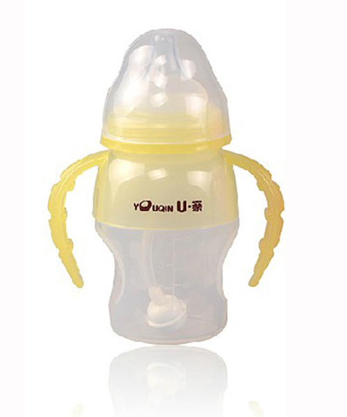 U親A106PP液態硅膠寬口徑硅膠自動奶瓶120ml