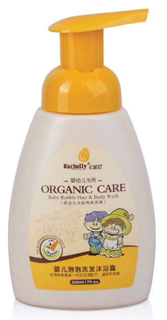 卡其拉嬰兒泡泡洗發沐浴露250ml