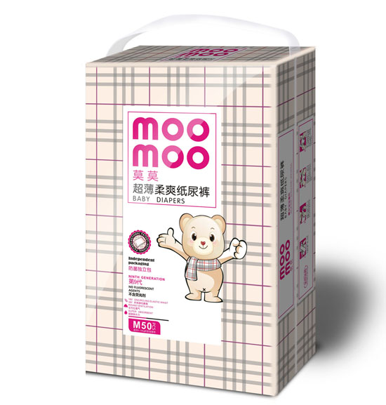 莫莫超薄柔爽紙尿褲M碼大包裝