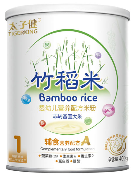 太子健輔食營養配方竹稻米米粉聽裝