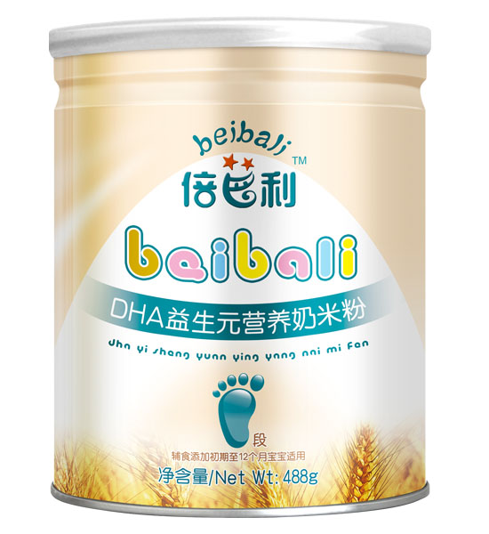 倍芭利DHA益生元營養奶米粉罐裝
