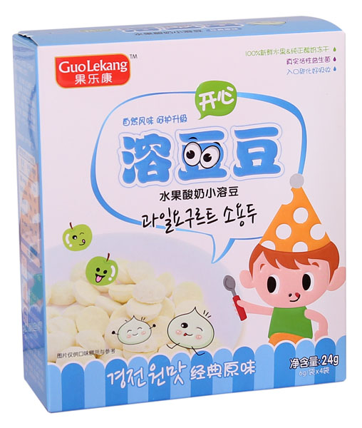 果樂康經典原味水果酸奶小溶豆