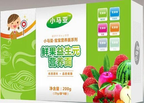 小馬亞鮮果益生元營養面