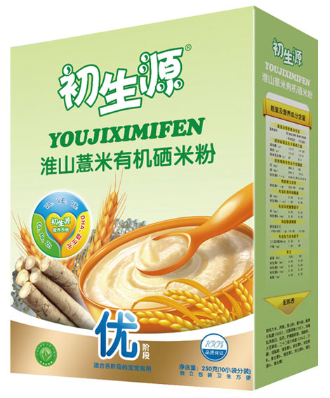 初生源淮山薏米有機硒米粉優段