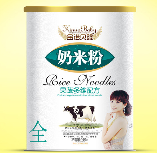 金諾貝嬰果蔬多維奶米粉全段紙聽