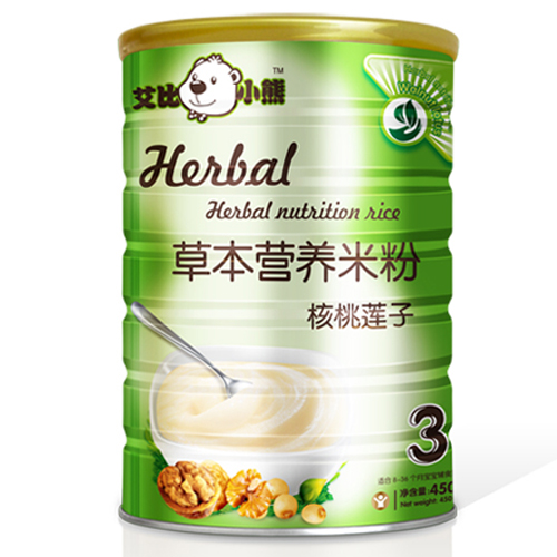 艾比小熊核桃蓮子草本米粉3段聽(tīng)裝