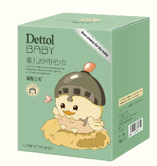 滴露寶貝嬰兒紗布毛巾