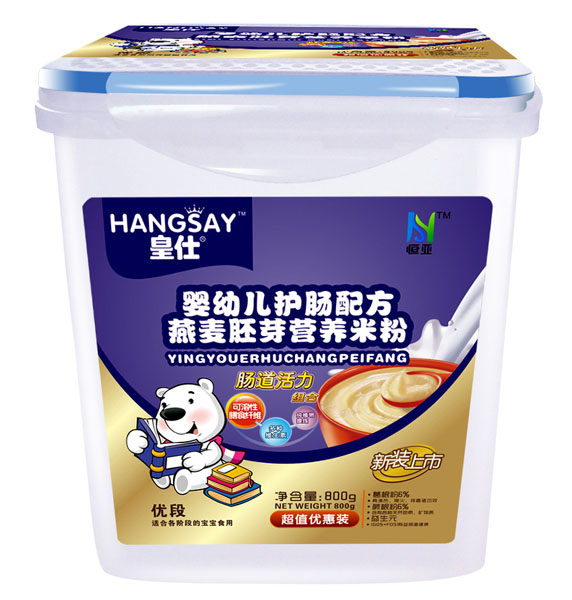 皇仕嬰幼兒護腸配方燕麥胚芽營養米粉