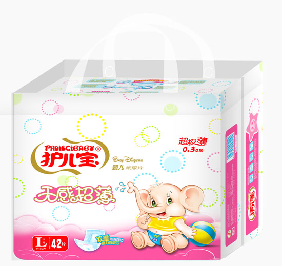 護兒寶無感超薄嬰兒紙尿片L碼大包