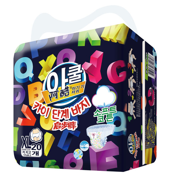 阿酷超級薄嬰兒啟步褲XL20片