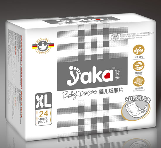 呀卡嬰兒紙尿片XL碼24片