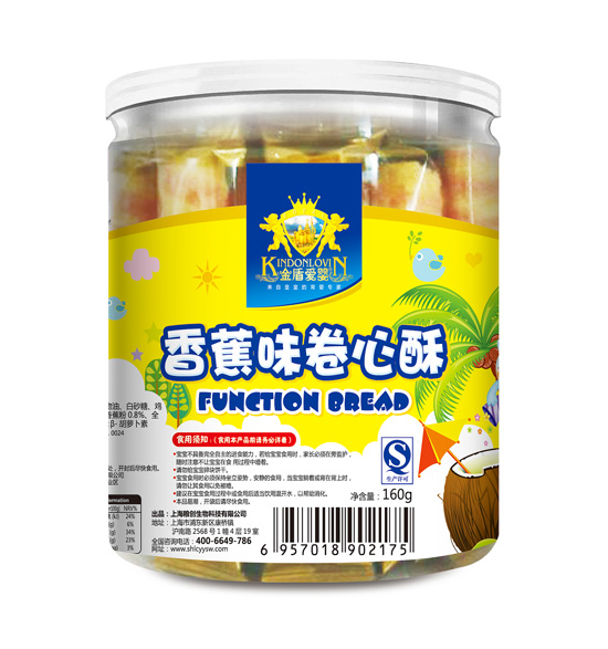 金盾愛嬰香蕉味卷心酥