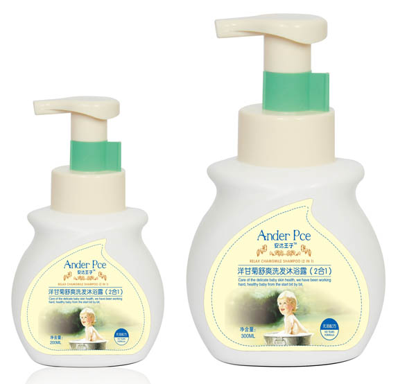 安達王子洋甘菊舒爽洗發(fā)沐浴露(2合1)
