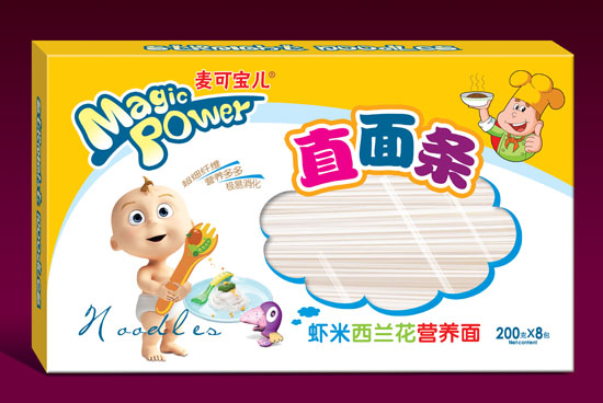 麥可寶兒蝦米西蘭花營養面