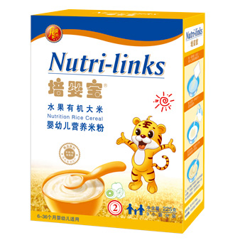 培嬰寶水果有機(jī)大米嬰幼兒營養(yǎng)米粉