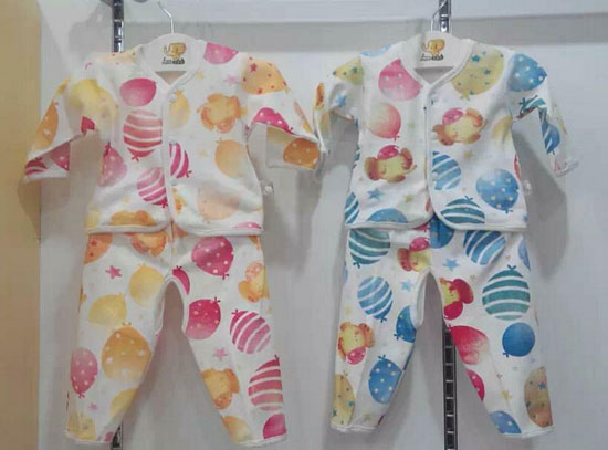 圣嬰島多彩水果兒童內衣套裝開檔