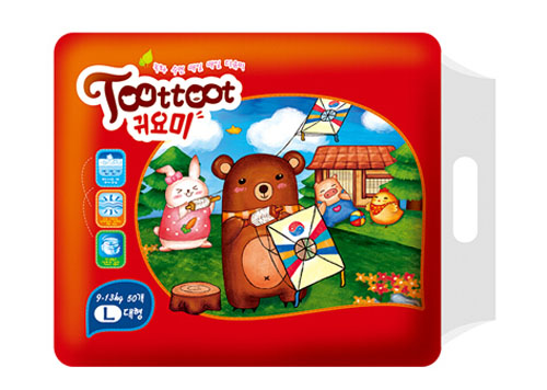 迪優(yōu)米超薄干爽嬰兒紙尿褲L碼50片裝