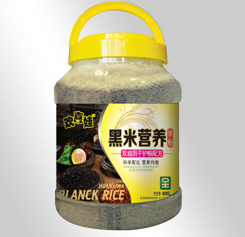 歡喜娃雙歧因子護暢配方黑米營養米粉