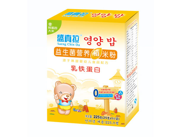 盛真拉益生菌乳鐵蛋白營養稻米粉(盒)