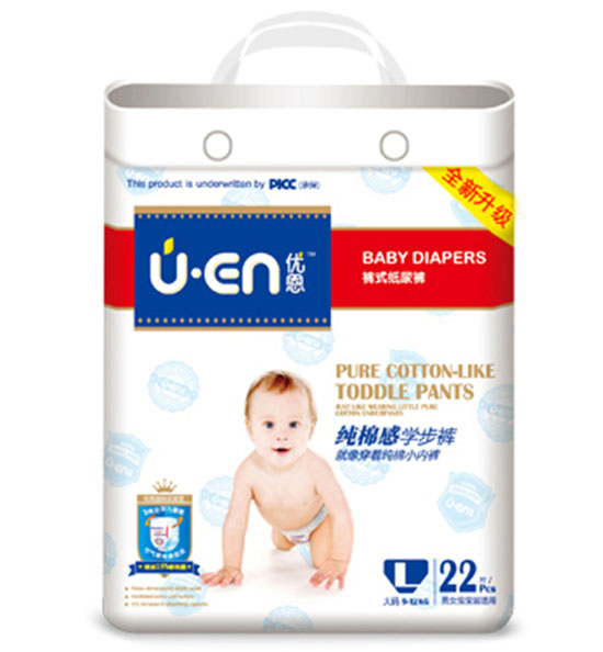 優恩純棉感學步褲