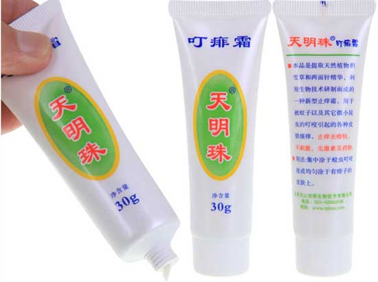 天明珠叮痱霜30g