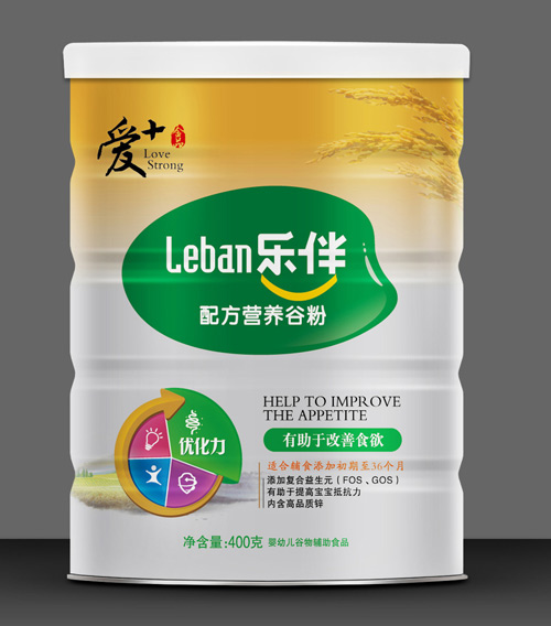 樂伴愛+優化力營養谷粉400克