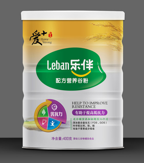 樂伴愛+優抗力營養谷粉400克