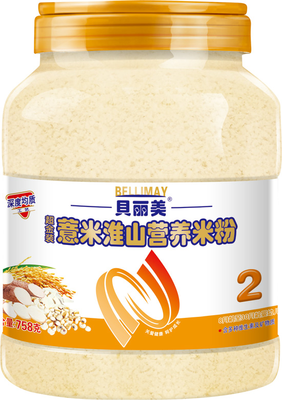 貝麗美薏米淮山營養米粉758克2段