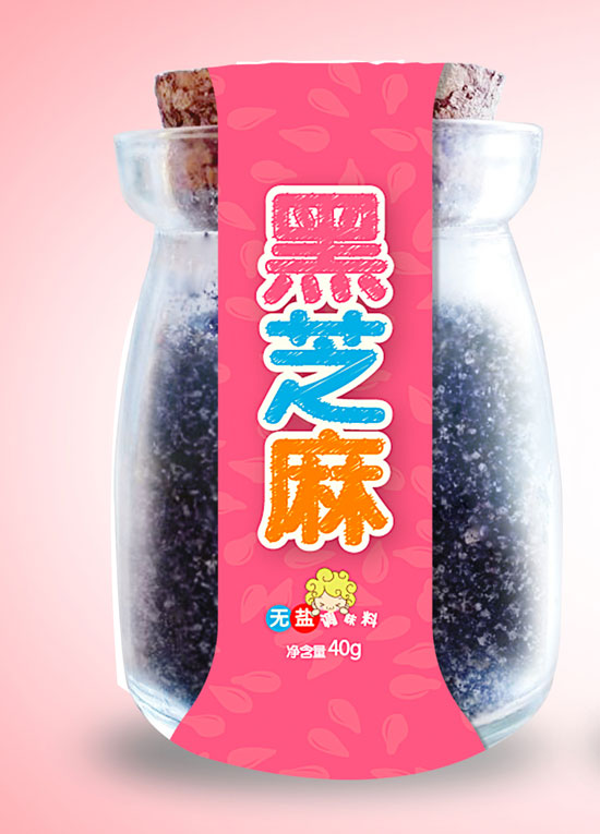 愛米小鎮黑芝麻無鹽調味料紅裝