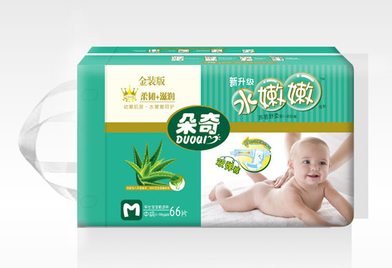 朵奇金裝水嫩嫩紙尿褲橫放-M