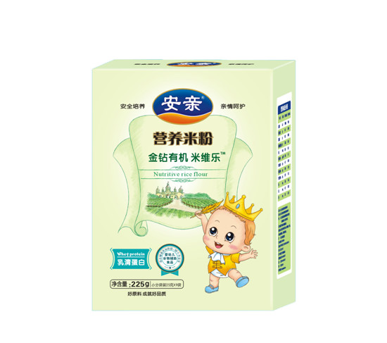 安親225克有機米粉盒裝乳清蛋白