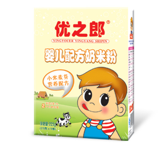 優之郎嬰兒配方小米奶米粉225盒
