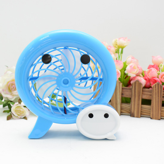 柯麗雅圓形風扇藍色