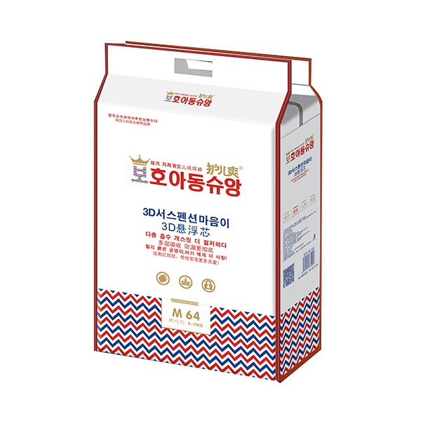 護兒爽3D懸浮芯紙尿褲(大包)M64片