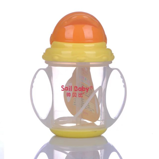 帥貝比鴨子吸管訓練杯