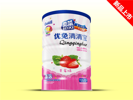 貝希速溶清清寶鐵聽-優免(草莓味)