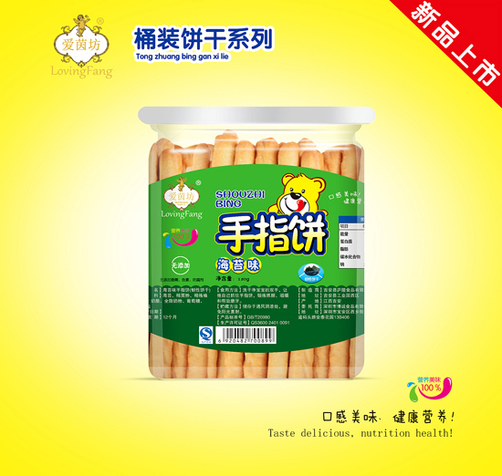 愛(ài)茵坊手指餅海苔味